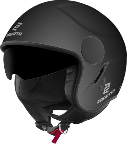 Bogotto H595 SPN Jethelm, schwarz matt, M