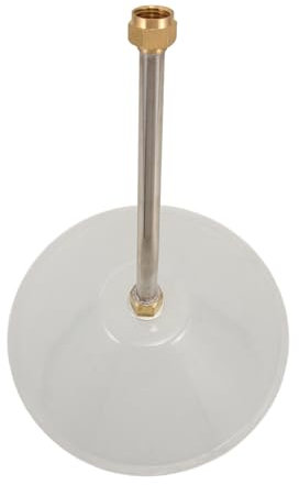 Milisten 1 Set Washing Sprayer Splash Guard Features Fan Nozzle Splash Guard and 17cm Screw Nozzle Iron and Plastic For Car and Appliance Cleaning Indoor Outdoor Round Spray Design