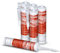 Silicone haute température HS250 Colle et mastic professionnel pour joints pour températures jusqu'à 305°C Étanchéité de moteurs automobiles, industriels et marins 6x310ml (Rouge) HAUSA