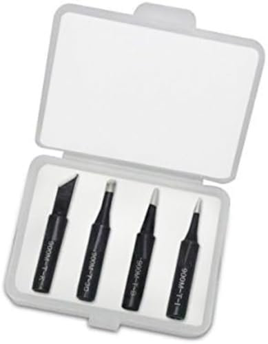 YULIN SUN Punte di Saldatura, 4 Pezzi Punte Saldatore Stagno Serie 900M-T, Saldatore Soldering Tips Set per La Sostituzione Delle Parti di Saldatura