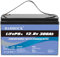 Lifepo4 Batterie 12V 200AH Akku, 5000 Deep Cycle Lithium Eisenphosphat Batterie, ersetzt AGM Blei Säure Batterie, geeignet für Wohnmobile, Trolling, Boote, Solaranlagen usw.