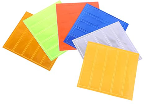 KITANDOVE 6pezzi Riflettori Per Adesivi Riflettenti Visibilità Per Su Auto Colori e Facili Installare