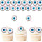 ALEGRE Essbare Augen Tortendeko Halloween,48 Stück Augen Cupcake Topper Essbare,Halloween Kuchen Deko Essbar,Essbare Halloween Augen Muffin Deko,Essbare Deko Halloween Augen Halloween Party Deko