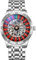 MASTOP Roulette Rad Herren Uhren Automatische Mechanische Uhr für Männer Swinging Rotary Dial Design Hollow Skelett Uhren Edelstahl Wasserdicht Business Armbanduhr, silber, Roulette-Rad-Armbanduhr