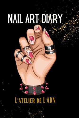 NAIL ART DIARY: Full color notebook to use for drawing and planning Nail Art design ideas.