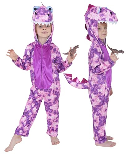 Sincere Party Little Kids Dinosaurierkostüm, T-Rex und Triceratops Kostüm-Kostüm mit Dinosaurierstatuen für tägliche Ankleide, Halloween, themenbezogene Geburtstagsfeier