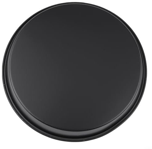 MoSundi Plaque de cuisson ronde en acier au carbone pour four à micro-ondes, friteuse à air, accessoires de cuisine 30,5 cm