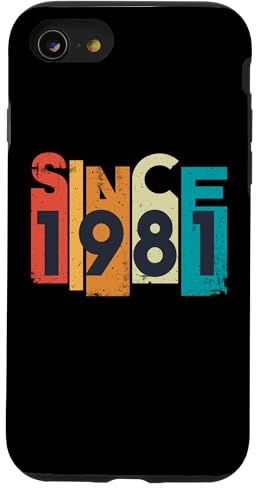Seit 1981 im Used-Look Hülle für iPhone SE (2020) / 7/8