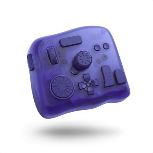 TOUR BOX Elite Plus All-IN-ONE Bluetooth Programmierbare Tastatur für Video- & Foto- Bearbeitung, Farbkorrektur & Illustration, Kompatibel mit Procreate, Adobe, Davinci und mehr (Midnight Indigo)
