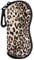 MoKo Custodia morbida per occhiali da sole,custodia ultra leggera in neoprene con chiusura a cerniera e clip per cintura per occhiali,telai, matita, carte - leopardo