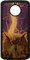 utaupia Coque pour Moto E4 Plus Bois Silicone Hibou Animal Oiseau Rigide Orage E4+ Chouette Animaux Pas Cher Violet Eclair Design Motorola