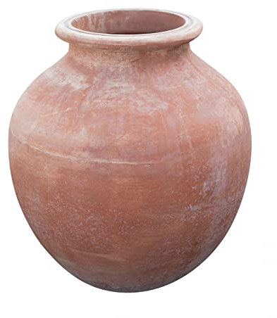 Biscottini 2 Terracotta Flower Pots Large 100 x 95 x 95 cm Amphora Garden on Made in Italy Terracotta Flower Pots Large Flower Pot