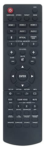 VINABTY FSR141 ZK60890 Replacement Remote Control Compatible with Yamaha Soundbar Remote Controller YSP-2500 YSP-CU2500 NS-WSW120