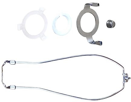 LOVIVER Lampenharfe, Lampenschirm, Harfe, abnehmbare Tisch-/Stehleuchte, Hardware-, Lampenschirmhalterung, Halterung, Halterung, Lampenharfen-Set, 12