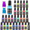 Colorante Resina Epoxi - 30 Colores Pigmento Resina Epoxi Líquido Altamente Concentrada para Fabricación de Joyas de Bricolaje, Pintura, Manualidades de Resina Epoxy, Arte en Resin - 10 ml Cada Uno
