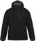 normani Kinder Winterjacke Steppjacke gefütterte Skijacke mit Schneefang wasserdichte Thermojacke mit Kapuze für Junge und Mädchen Farbe Schwarz Größe 158/164