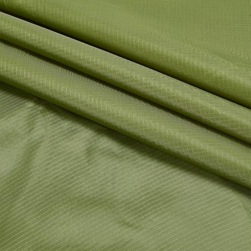 NBEADS 5m Oxford-Gewebe, 153cm 40D Nylon-Gewebe Luftdichtes Leichtes Gewebe Wasserabweisender Stoff für Drachenzelt Flaggenbeutel DIY Projekt, Dunkel Olivgrün