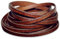 YZROHYI Lederband Flach 5mm Braun,Lederriemen MeterwareLederband Breit,Leder Streifen Natur,Lederschnur,Lederbänder für Armbänder,Lederbänder Zum Basteln,Kunstlederband Breit für Dekorieren -5 Meter