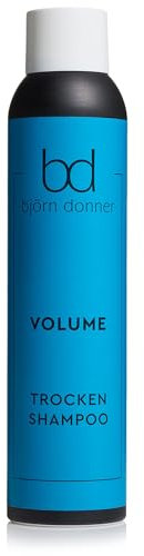 Björn Donner Volume Trockenshampoo mit Sofort-Effekt für frisches, voluminöses Haar ohne Rückstände - für fettiges Haar, schnellen Frische-Kick und Halt
