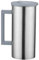 getuse Carafe thermique en acier inoxydable à double paroi scellée sous vide avec couvercle pour café, thé, 1,8 litre (gris)