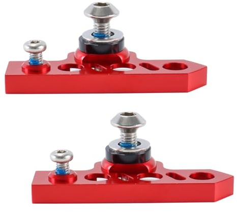 Gurtt Bicycle C-brake Holder Extension, Bicycle C-clamp Brake Pad Calliper Adapter 10mm Extension for Racing Bikes，Red