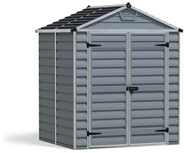 Palram Skylight Gerätehäuser, Grau, 153,5x185,5x217 cm