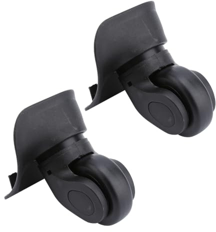 Gep?ckkoffer R?der Ersatzteile - Schwenkr?der Links und Rechts f¨¹r Trolley Koffer, 2er Set Ersatz Zubeh?r mit Hochwertigen Rollen f¨¹r Koffer Reparatur und Mobilit?t
