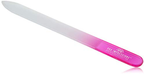 Glass Nail File - 240/240 Grit Pro Impressions (Pink)
