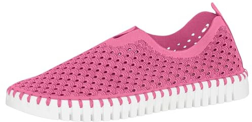 Ilse Jacobsen HORNBAEK Damen Tulip 139 Flat | Slip-On | Low-Top, Rose Violet, 39.5 EU