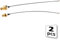 Akasa I-PEX MHF4L zu RP-SMA Female Pigtail Kabel, Kompatibel mit Intel NUC, Asus PN50 & Anderen SFF Mainboards, 220mm, 22cm, 2 Stück, A-ATC01-220GR