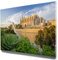 Traumhaftes Leinwandbild Insel Mallorca, Kathedrale Palma - als 90x60cm großes Wandbild. Perfekt als Hintergrund und Deko für Wohnzimmer & Schlafzimmer. Aufgespannt auf 2cm Holzrahmen