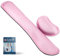 Doctor Developed Ergonomic Gel Wrist Rest for Mouse & Keyboard & Doctor Written Handbook - Perfect for Good Wrist Health, Posture & Joint Conditions (Pink)