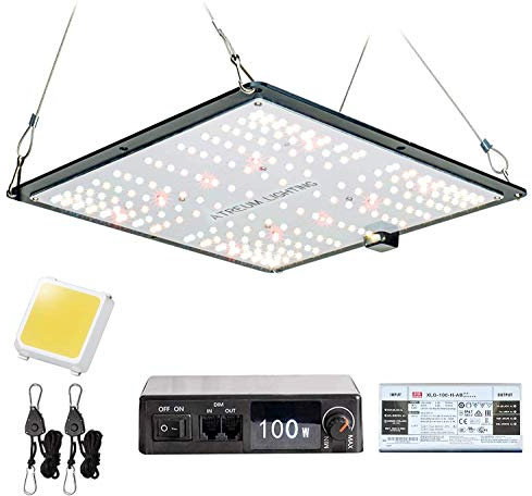 ATREUM HYDRA-1000 100W LED Grow Light Full Spectrum - Samsung LM301B LED Diodes, Daisy Chain Dimmable Grow Lamp for Indoor Plants Veg Flower Hydroponic Greenhouse 2x2ft Coverage