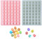 Silikonform mit Buchstaben und Zahlen Pralinenform Silikonform Buchstaben Alphabet Gelee Süßigkeiten Silikonform Schokoladenform Silikon Mehrzweck Silikonform Kinder Zahlen Geburtstagsparty 2 Stück