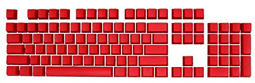 LA TALUS 104Pcs Key Caps Backlight Keyboard Accessory ABS Universal OEM Keycaps Replacement,Keycaps Keyset for Mechanical Gaming Keyboard Switches- Red