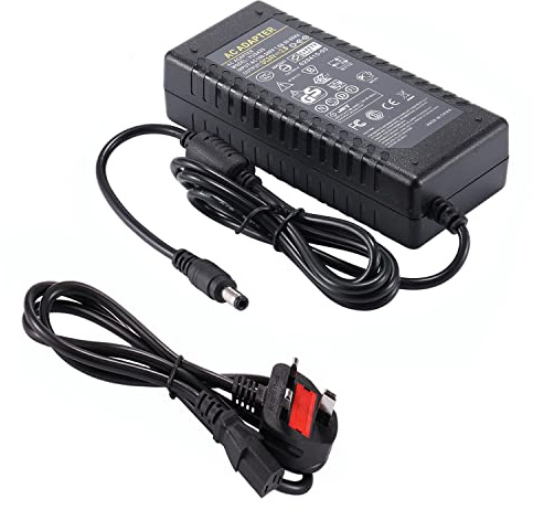 COLM 24V 2.5A Power Supply Adapter AC DC 24 Volt 2.5 Amp 60W AC/DC Transformers Cord 5.5 x 2.5mm DC Plug Jack Compatible with 24Volt 0-2.5 Amp / 0-2500mA 1A 1.5A 2A 2500mA Power Cord