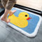 ZZDXL Badezimmerteppich Blaue Ente Duschvorleger rutschfest Badematte Saugfähig Badvorleger Gross Badteppich Mikrofaser Badteppiche Maschinenwaschbar60×90cm