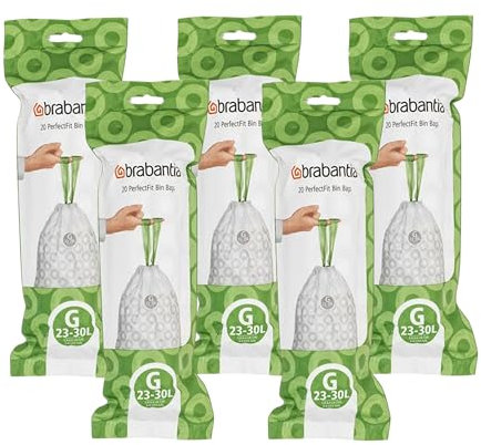23-30L Bin Bags/Caddy Liners - 5 Packs (Code G)