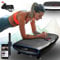 XPLON 4D VX7 Vibrationsplatte | mit 3 Motoren | inkl. Zugbänder Matte Trainingsbänder Fernbedienung | 120 Stuffen Bluetooth Musik LED belastbar bis 150kg | schwarz