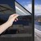 Hoonng Noir Film Miroir Fenetre Anti Regard, Film Anti Chaleur Anti UV Electrostatique Vitre, 60x200CM