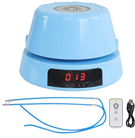 TYTOGE Elektronische Springseile, Smart Jump Seil Maschine, Sicherheit Automatische intelligente Zählen Springseil Fernbedienung Jump Seil Home Fitness(Himmelblau)