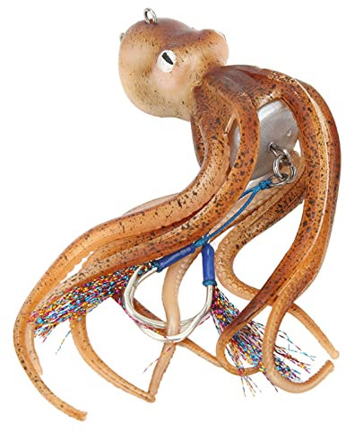 SUNGOOYUE Esche da Pesca di Polpo, Esca da Pesca per Veliero a Getto D'inchiostro Artificiale Realistica per Pescatore