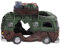 DOITOOL Autodekoration Aquarium Autowrack Dekorationen Aquarium Harz Bus Ornament Fischversteck Höhle Für Süßwasser Salzwasser Aquarium Betta Fisch Dekorationen Auto-