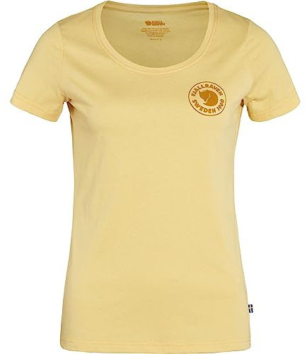 Fjällräven Damen 1960 Logo T-Shirt, Mais Yellow, XXS