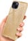 ONEFLOW Glitter Case for iPhone 14 Plus, Glitter Mobile Phone Case with Camera Protection, Stylish Case Glitter, Thin TPU Protective Case for Women, Glitter Case Qi Compatible, Gold