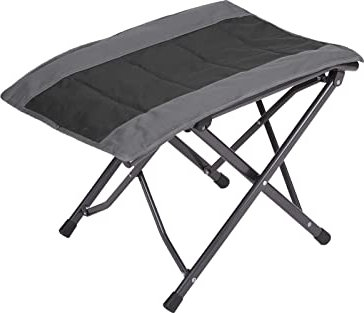 BERGER Siena Faltbare Beinauflage | Klapphocker Camping Fußhocker Outdoor belastbar bis 120 kg | Campinghocker klappbar mit Tragetasche | Campingmöbel Zubehör