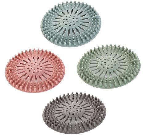 OSALADI 12 STK Bodenablauf Filtern Haarstopper Dusche Duschablaufstopfen Duschablauf Aufkleber Haarstopper Aus Silikon Spülsieb Silikon Waschbecken Schwimmbad Badewannenstöpsel TPR A27