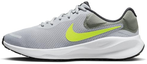 Nike Revolution 7 Straßenlaufschuh für Herren, Wolf Grey/Volt-Smoke Grey-Black, FB2207-002, 43 EU (9.5 US)
