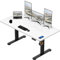 TRIUMPHKEY Höhenverstellbar Schreibtisch groß 200x80cm mit USB Ladeanschluss, 3 Memory-Steuerung Schreibtisch Höhenverstellbar Anti-Kollisions Höhenverstellbarer Tisch