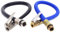 2 Stück Luftpumpe Schlauch, 36mm Auto Inflator Schlauch, Reifenfüller Schlauchadapter, Inflator Pumpe Schlauch, Luftschlauch Adapter, Für Autoreifen, Fahrradreifen, Luftkompressoren, Luftpumpen